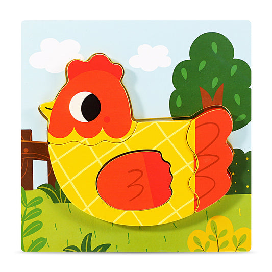 Three-dimensional puzzle for children