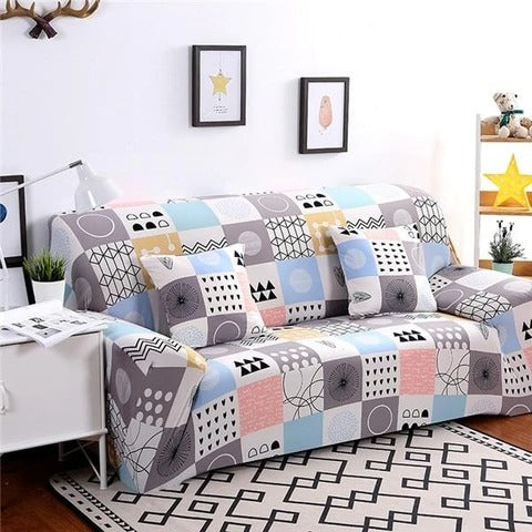 Kaleidoscope simple universal sofa cover