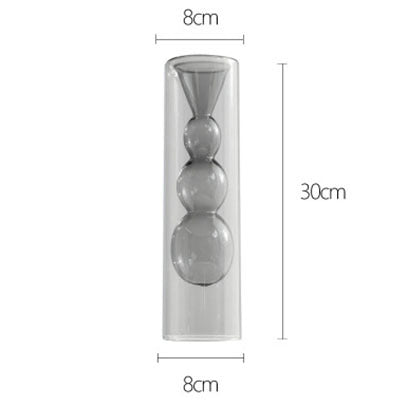 Test Tube Transparent Glass Vase Flower Arranging Device