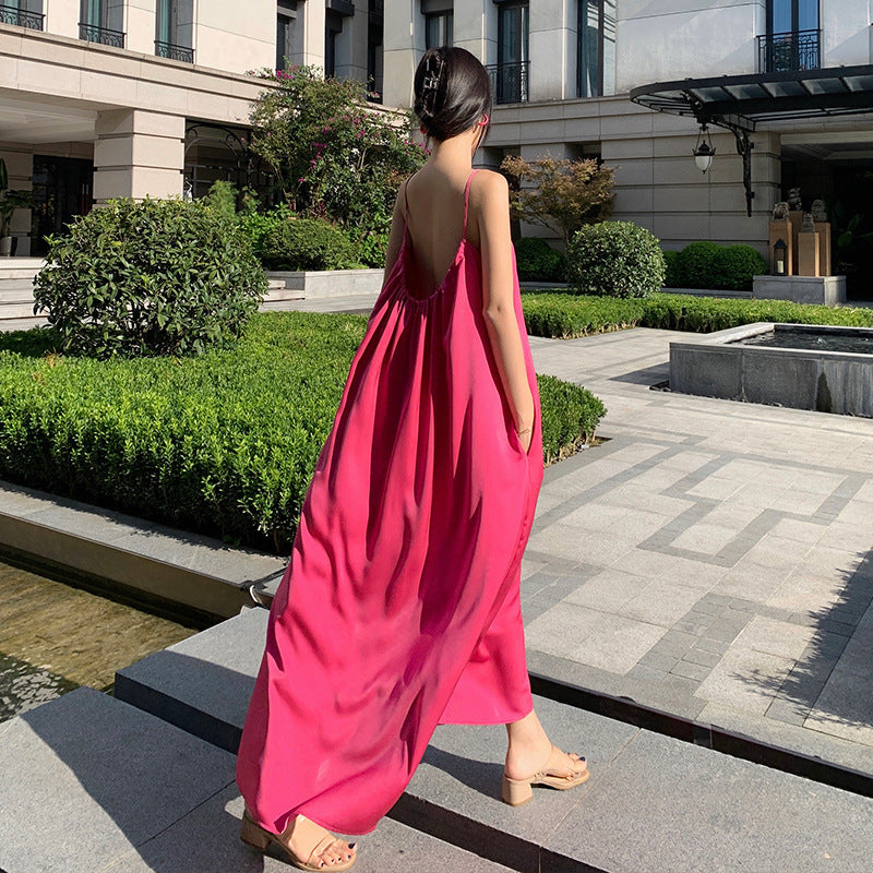 French Niche Super Fairy Back Beach Skirt