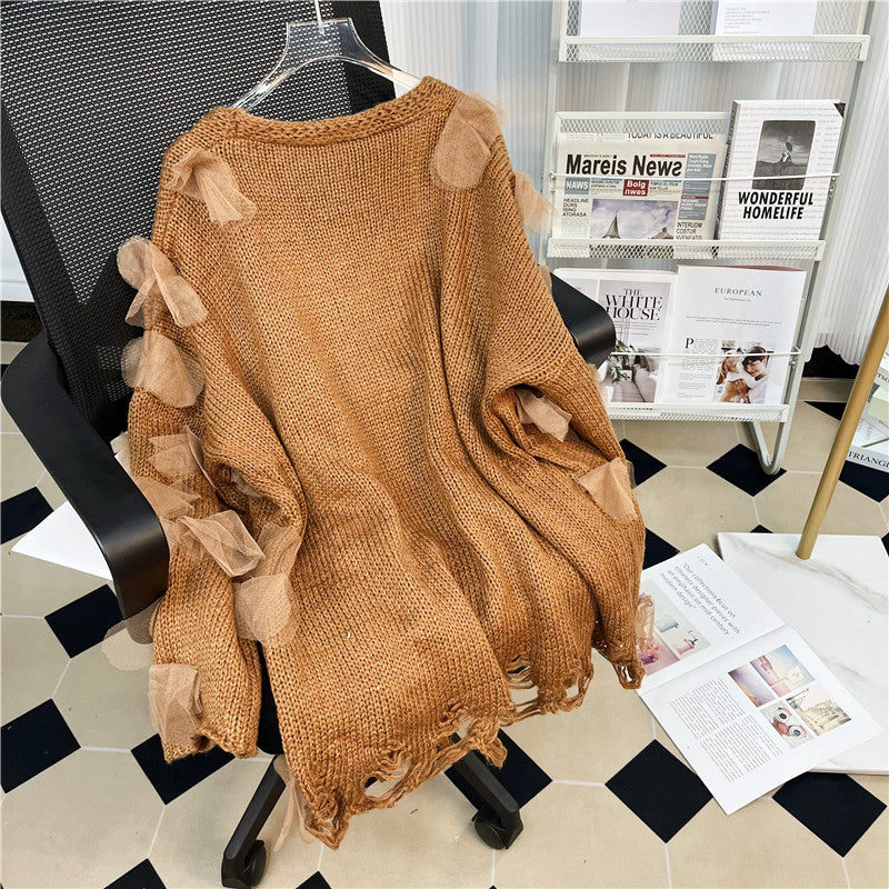 Plus Size Women's Flared Sleeve Loose Jacket