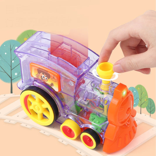 Dominoes Are Automatically Launched Into The Car