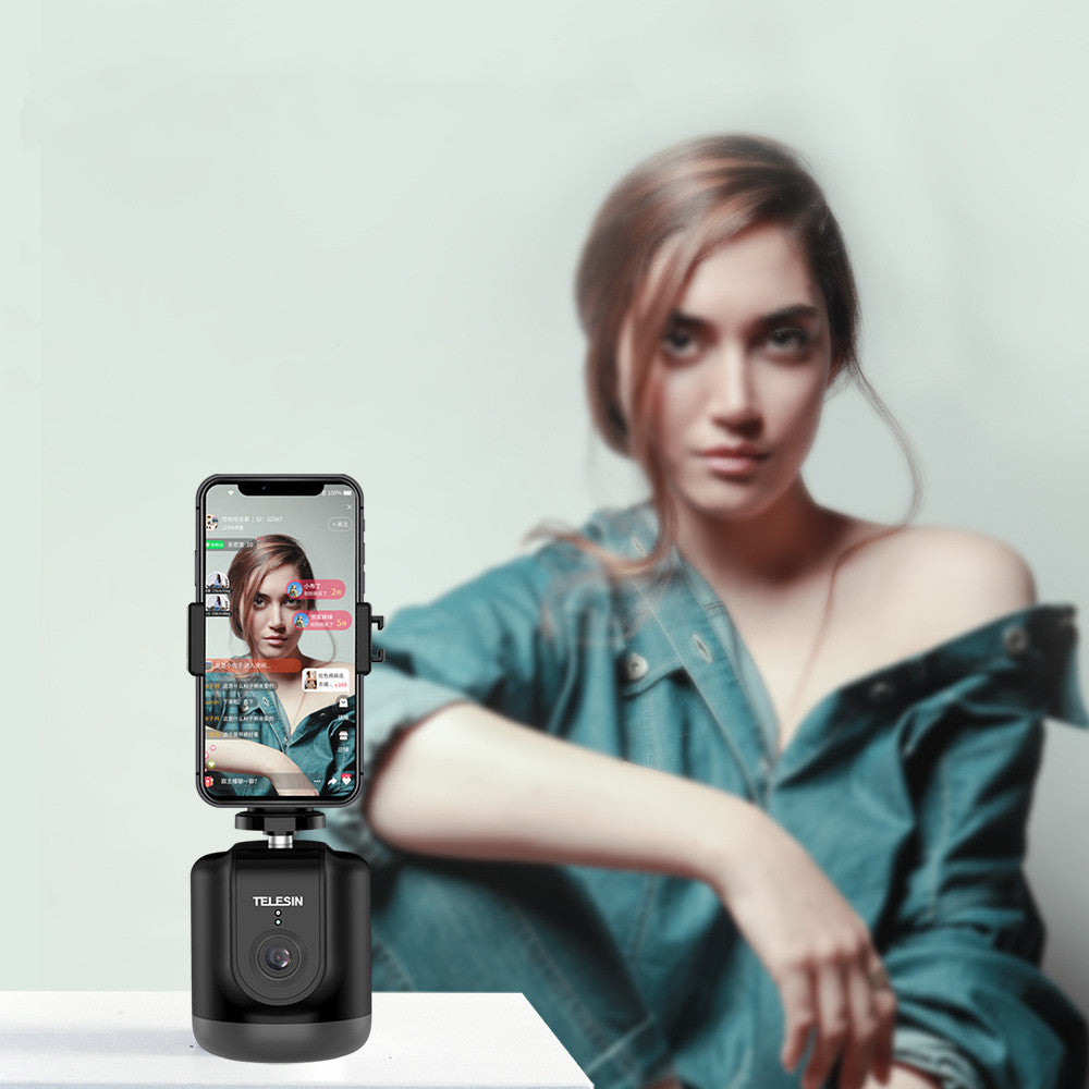 PODCAST 360 Degree Intelligent FACE Tracking Pan DACING Tilt SPIN CAMERA