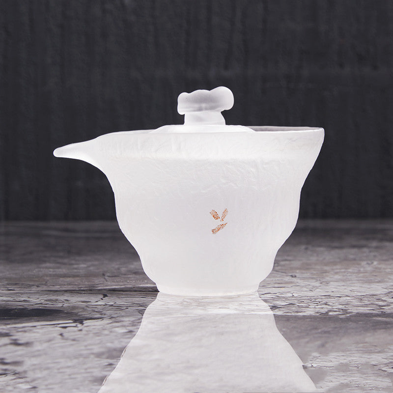 Wood Grain Ceramic Living Room Flat Vase Flower Arrangement Decoration