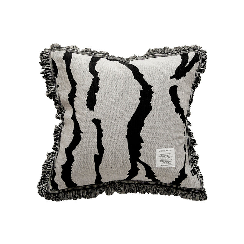 Light Luxury Home Living Room Sofa Tassel Pillow Cushion