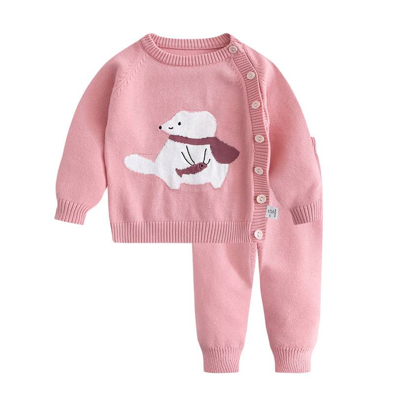 Children's sweater bottoming set