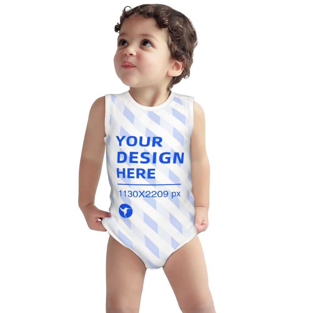 Create Your Own Soft And Skin-friendly Baby Cotton Sleeveless Romper