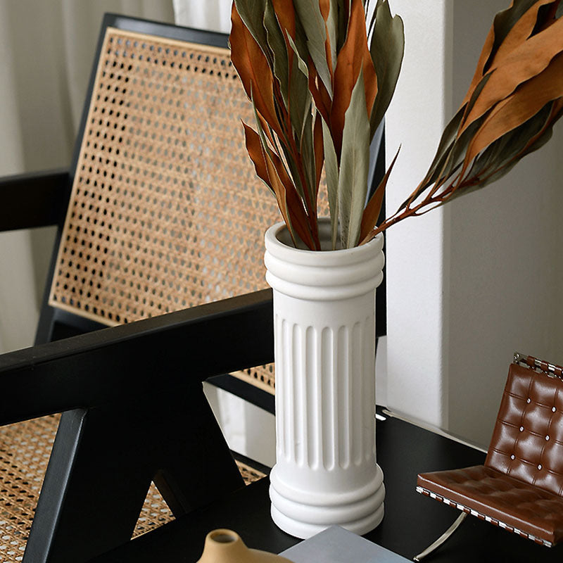 Modern Minimalist Ceramic Decorative Dried Flower Vase Desktop Ornaments