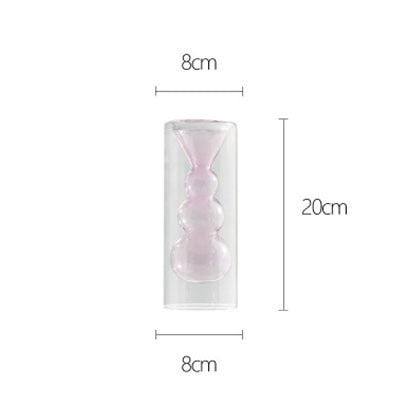 Test Tube Transparent Glass Vase Flower Arranging Device