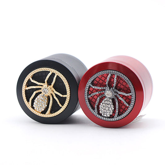 Diamond-studded smoke grinder