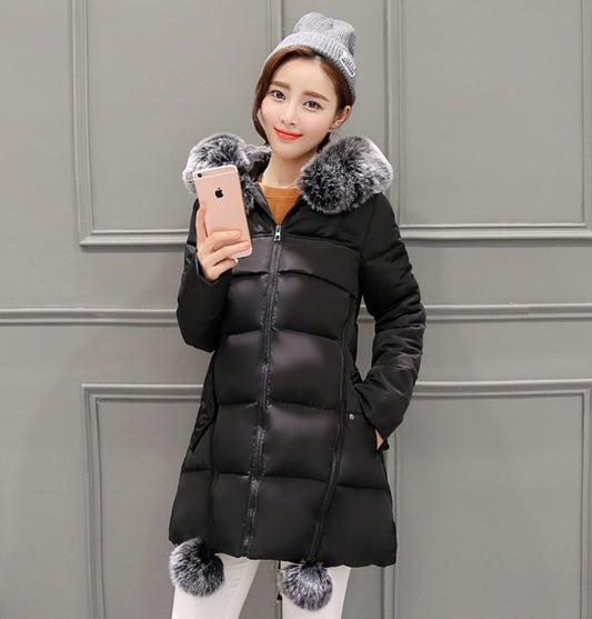 Loose plus size thin cotton coat
