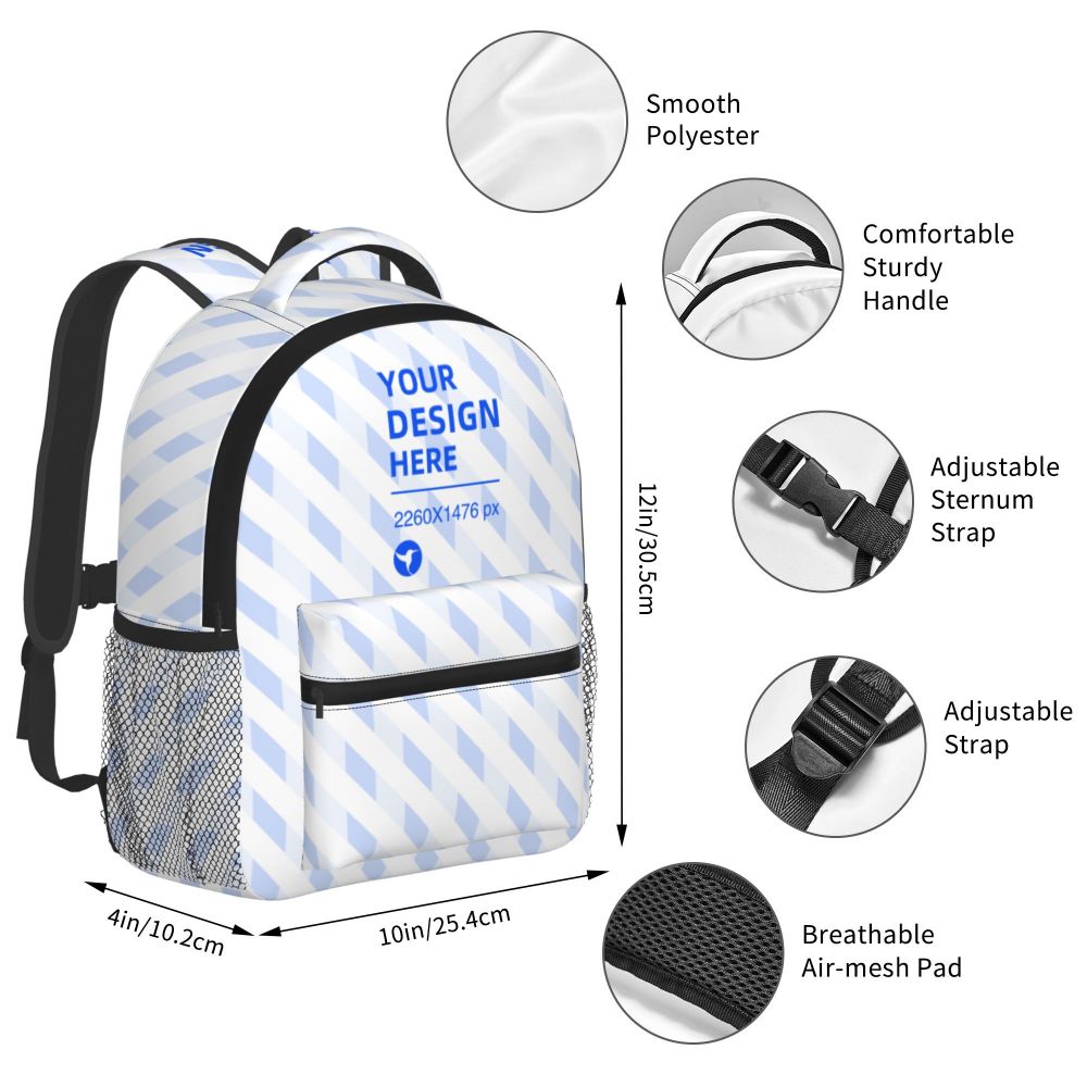 Create Your Own Lightweight Simple And Large Capacity Children's Schoolbag