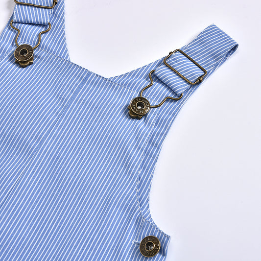 Fashion striped overalls baby jumpsuit