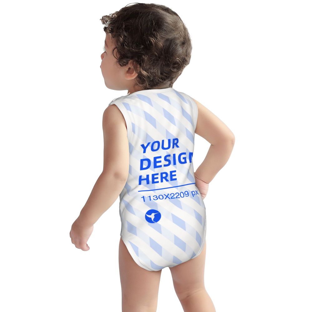 Create Your Own Soft And Skin-friendly Baby Cotton Sleeveless Romper