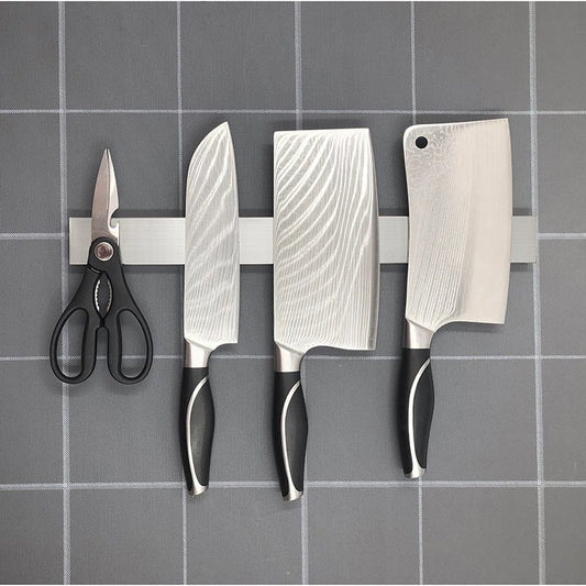 One Generation Creative European Stainless Steel Magnetic Knife Frame Strong Kitchen Cutter Collector Wholesale