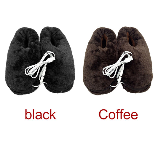 Warmer Heated-Slipper Electric-Feet Portable Winter Soft Home Usb-Pad Cold-Relief-Gift