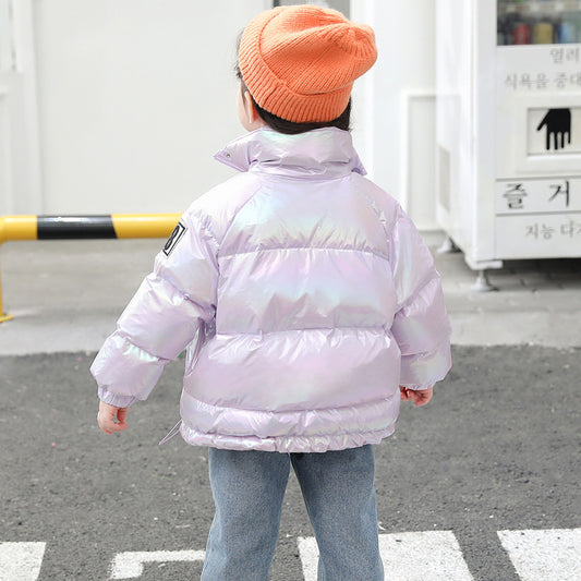 Colorful Children's Down Cotton Jacket