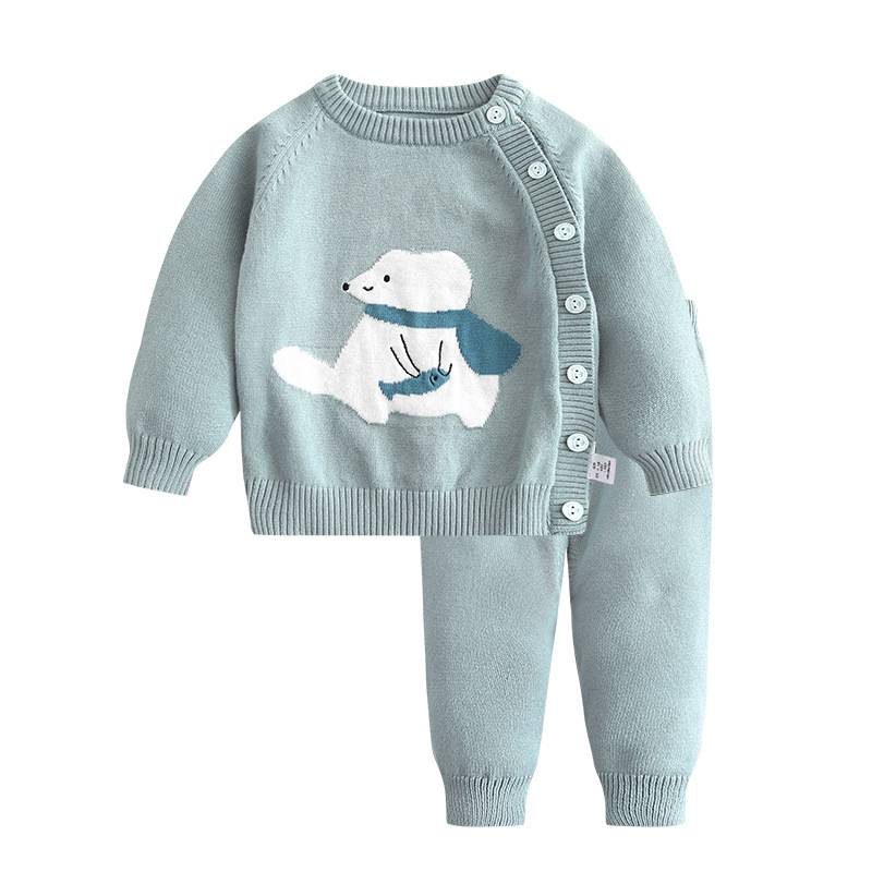 Children's sweater bottoming set