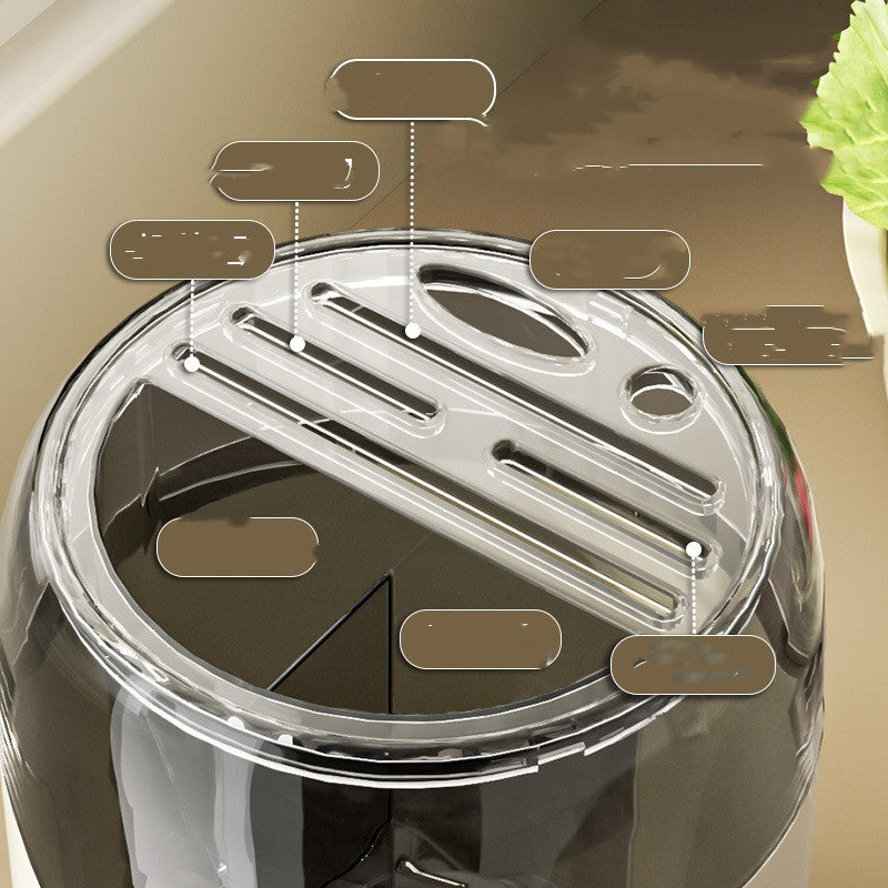 Kitchen Multi-function Rotating Knife Rack Storage Rack