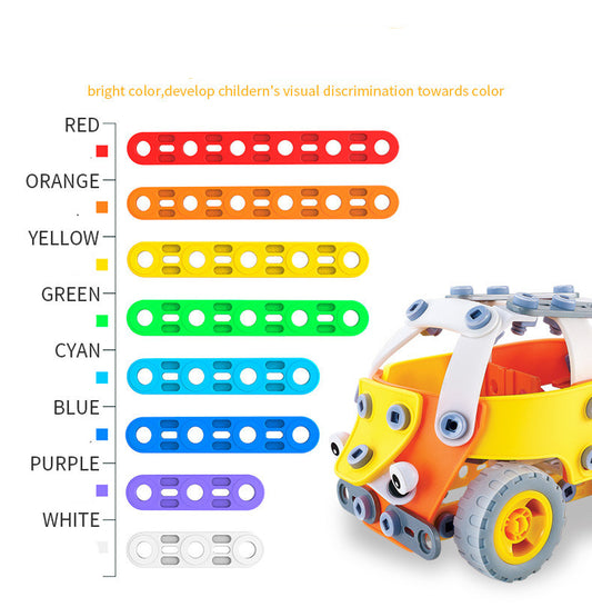 DIY Disassembly And Assembly Of Screws And Soft Building Blocks