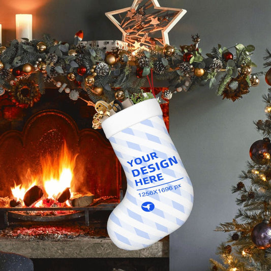 Create Your Own Double Sided Design Christmas Decorative Socks
