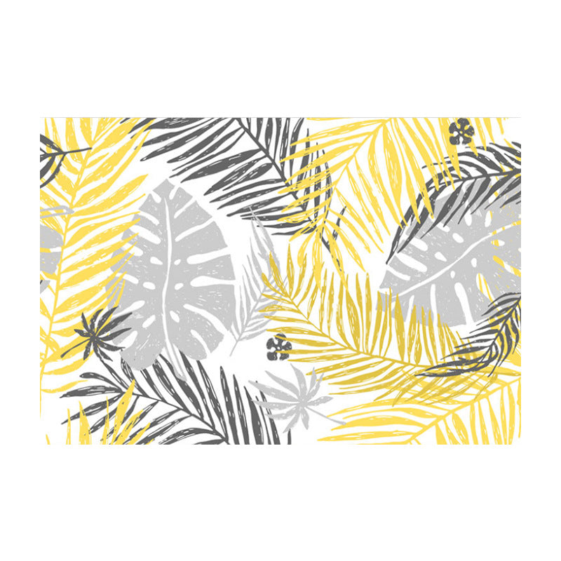 Modern Banana Leaft Background Self-Adhesive Wallpaper