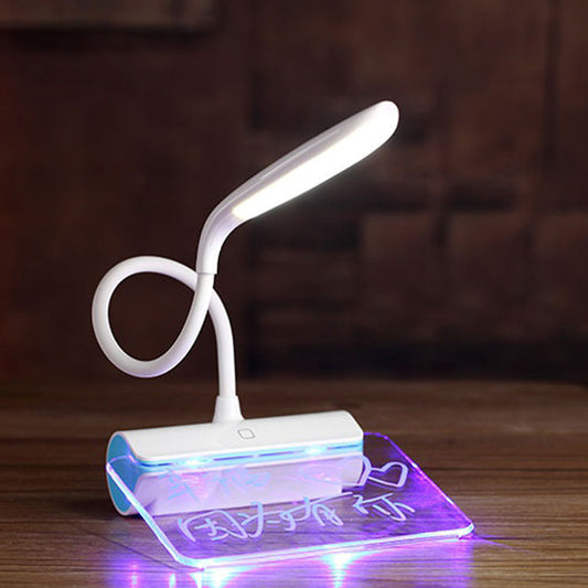 Rechargeable LED lamp message board table lamp