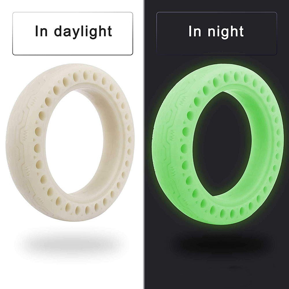 Honeycomb luminous tire