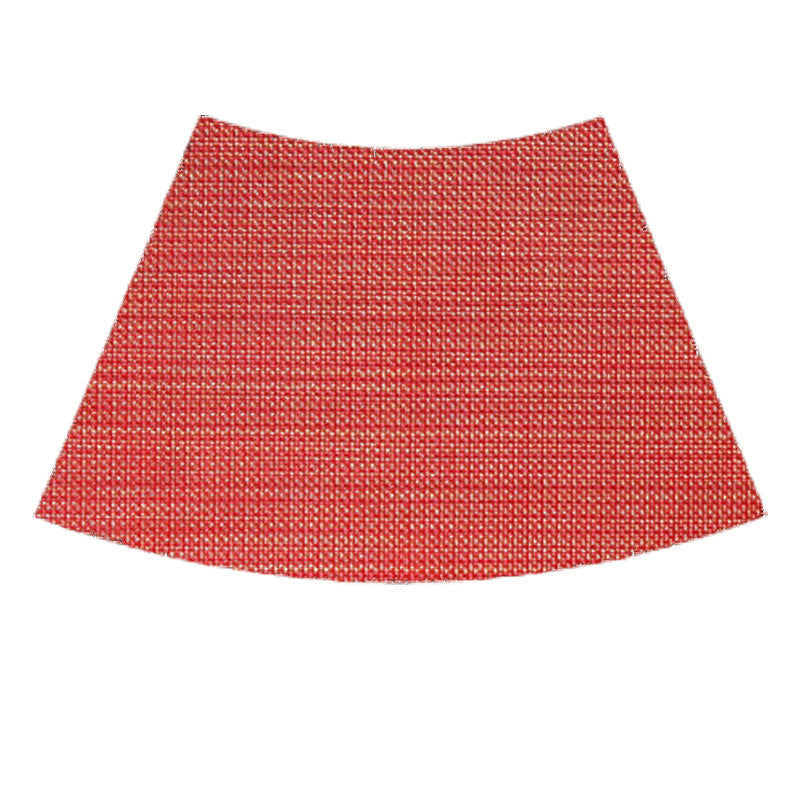 Round Table Fan-shaped Pvc Placemat Heat Insulation