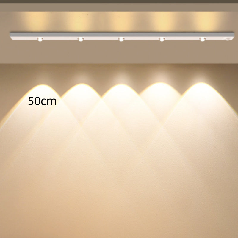 LED Wireless Self-adhesive Inductive Charging Shoe Cabinet Cabinet Light Strip