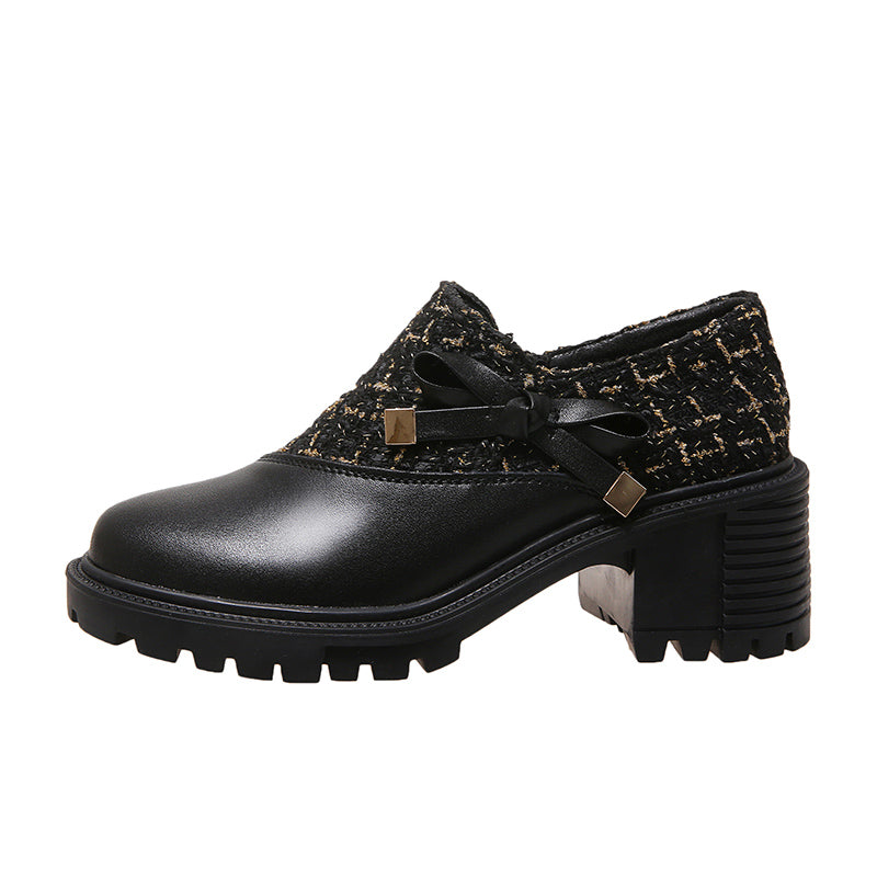 New Thick Heel Women Shoes Spring High Heels - FLIPSTYLEZLLC