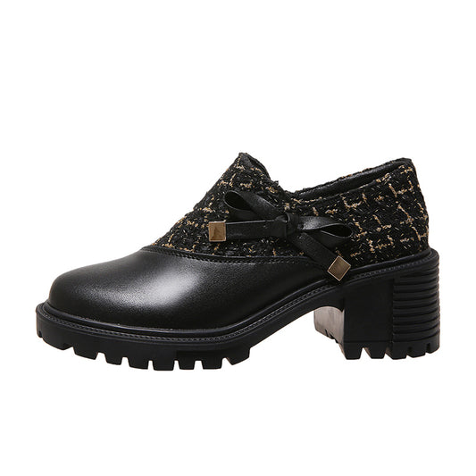 New Thick Heel Women Shoes Spring High Heels - FLIPSTYLEZLLC