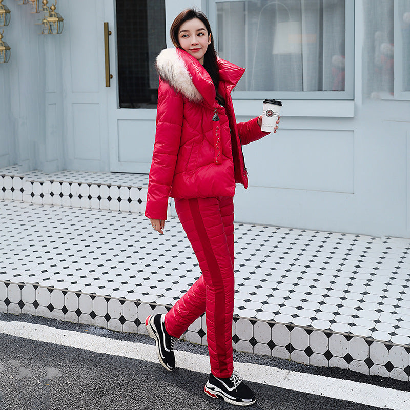 Women's Winter Jacket Thick Short Padded Coat