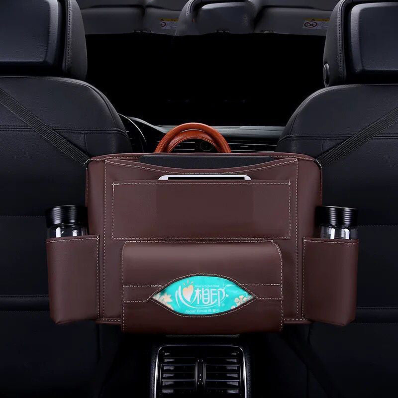 Car seat back multifunctional storage hanging bag