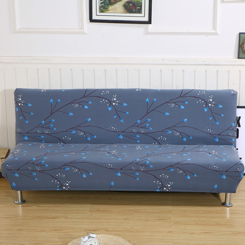 Fully surrounded one-piece sofa cover