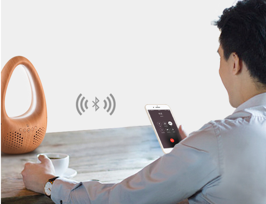 Wireless Phone Bluetooth Speaker Creative Gift White