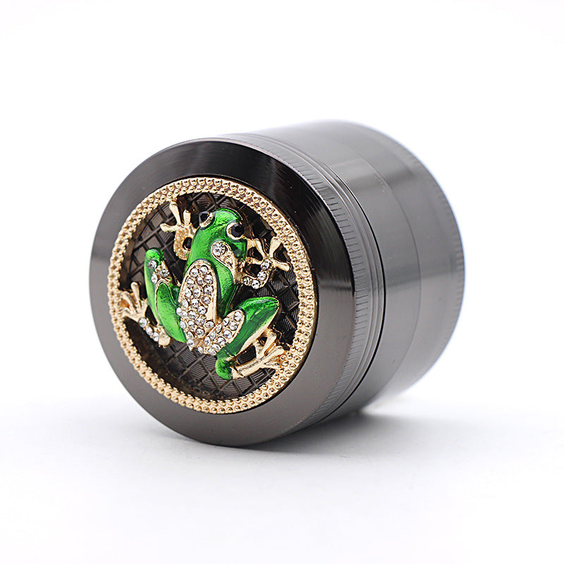 Diamond-studded smoke grinder