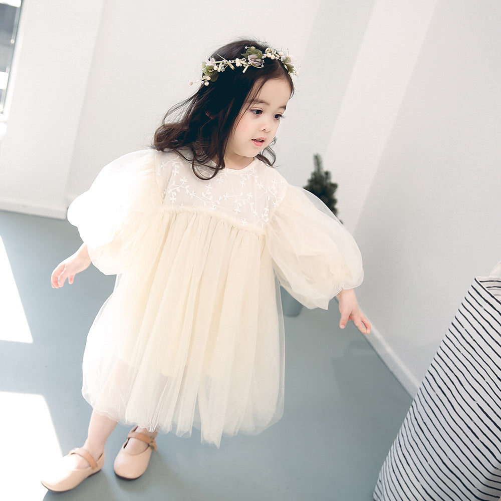 Girl Cute Net Gauze Sweet Princess Wind Dress