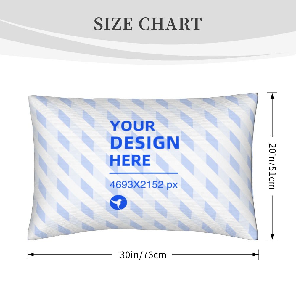 Create Your Own 20x30in Skin-Friendly Comfortable Envelope Seal Pillowcase