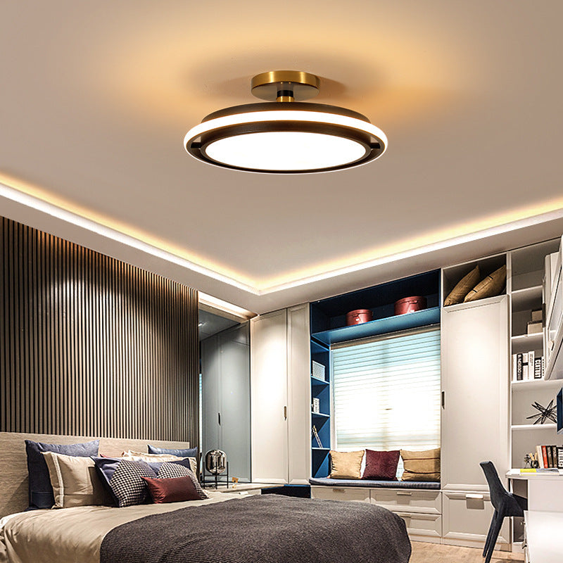 Bedroom Light Nordic Simple Modern Light Luxury Creative Round Led Ceiling Light Restaurant Designer Master Bedroom Room Light