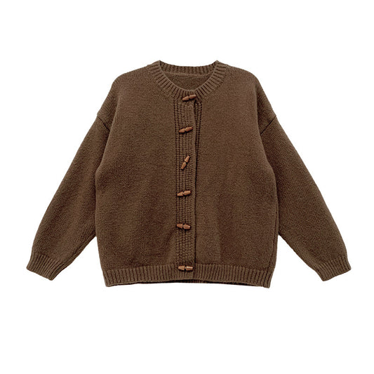 Women's Winter New Horn Button Sweater