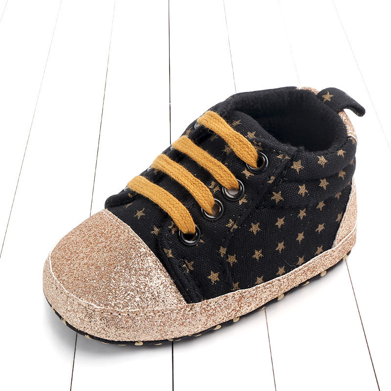 Baby sequined stars toddler shoes