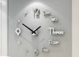 3D Wall Sticker Clock