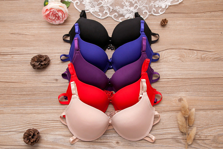 Women's Sexy Lace Beautiful Back Buckle Bra