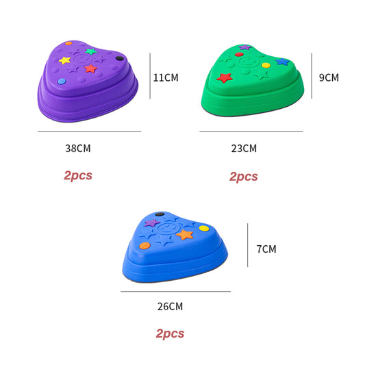 Children's Sensory Integration Training Plastic River Stone