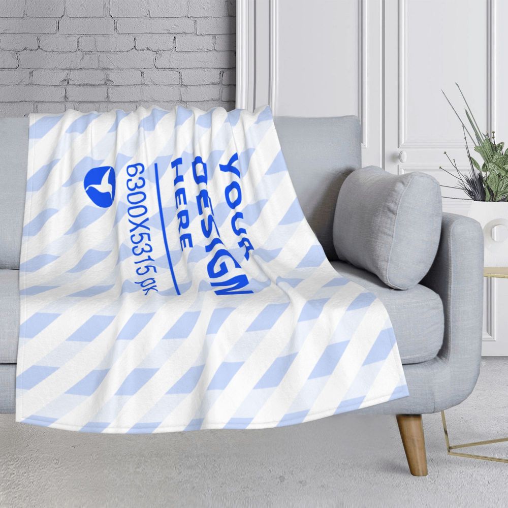 Create Your Own Horizontal Flannel Skin-Friendly Breathable Blanket Cover
