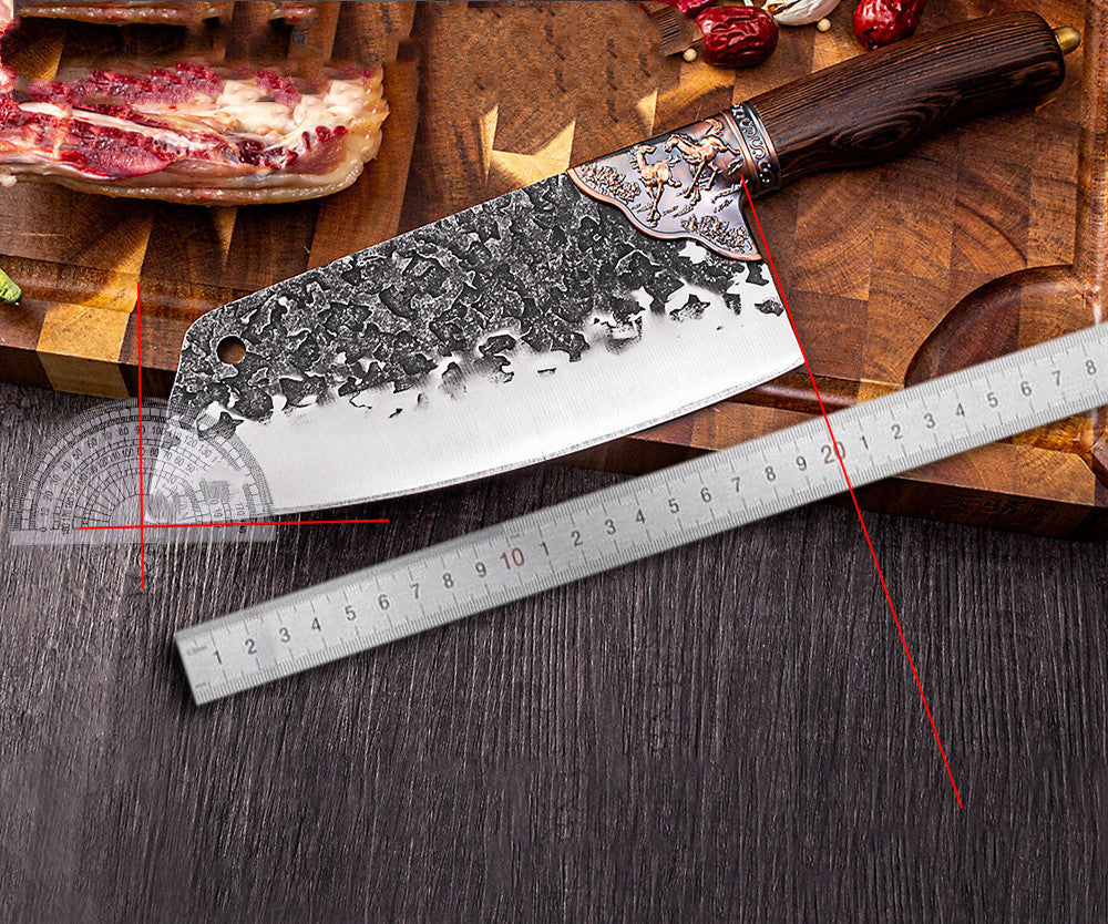 Household Chopping Knife With Forging And Beating Longquan Kitchen