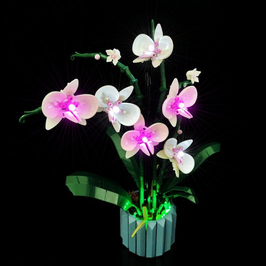 Orchid Green Plant Bonsai Remote Control LED Light