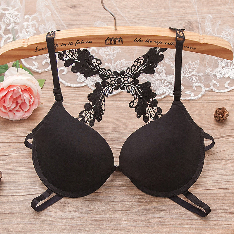 Women's Sexy Lace Beautiful Back Buckle Bra