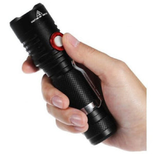 New Aluminum Alloy Rechargeable Flashlight